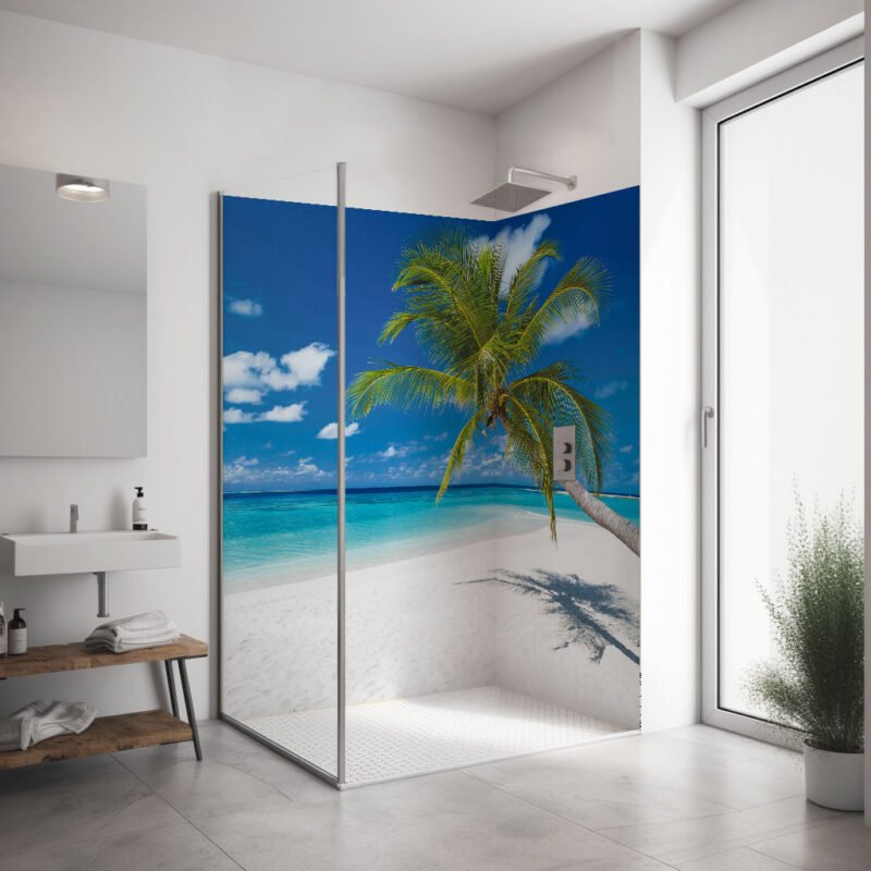 Set de esquina ducha — Playa caribeña