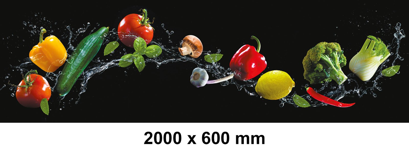 Panel de cocina — Verduras