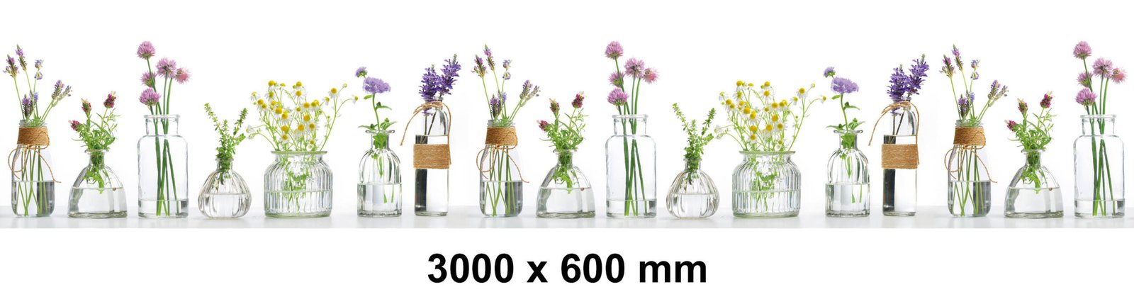 Panel de cocina — Flores