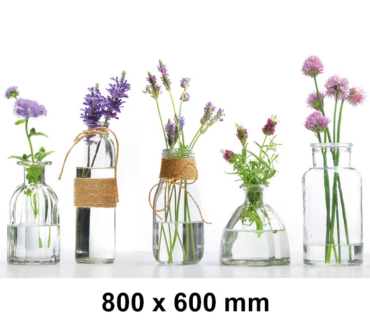 Panel de cocina — Flores