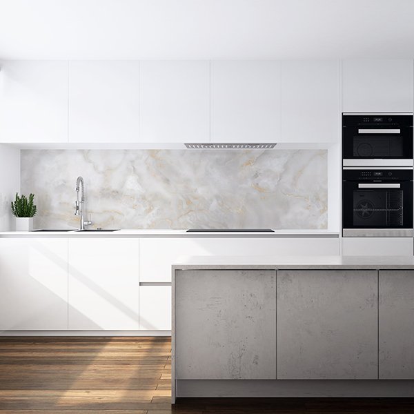 Panel de cocina — Mármol
