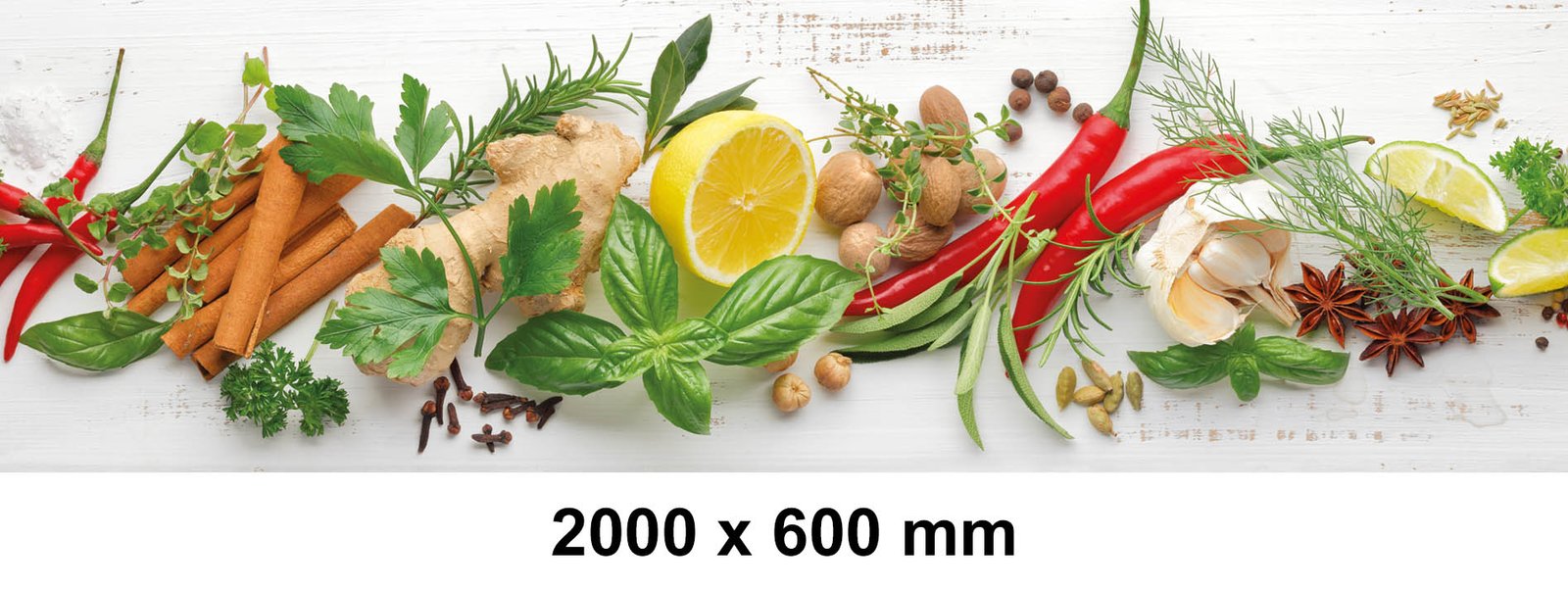 Panel de cocina — Verduras