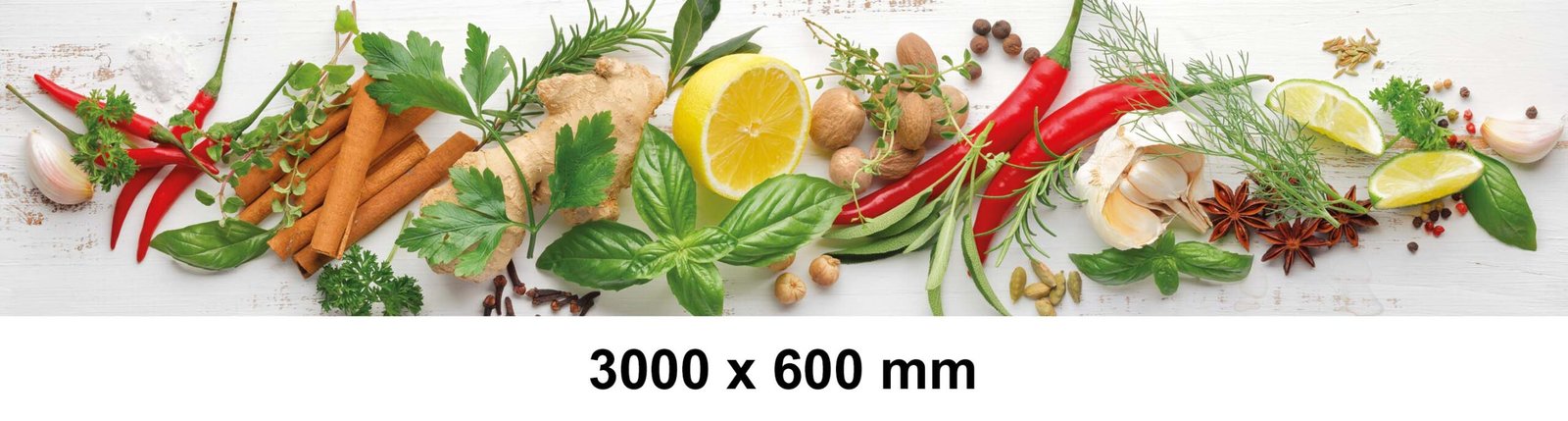 Panel de cocina — Verduras