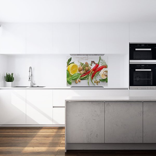 Salpicadero de cocina — Verduras