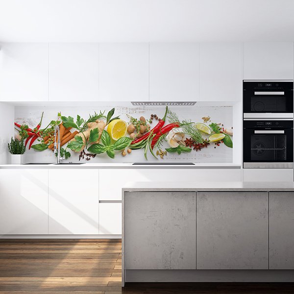 Panel de cocina — Verduras
