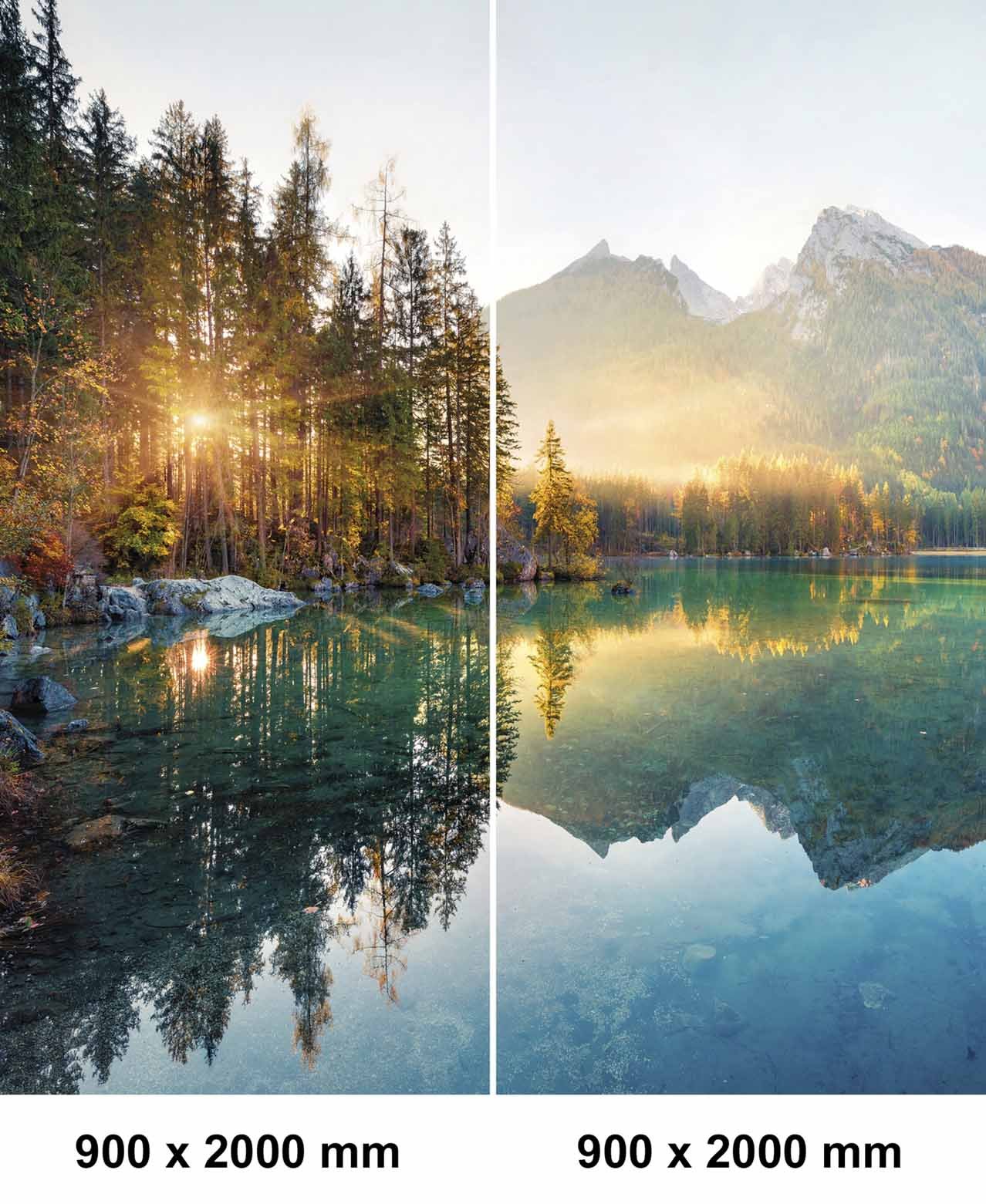 Set de esquina ducha — Idilio en el lago de montaña