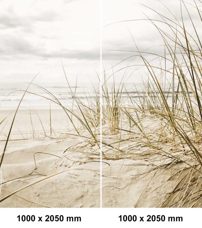 Set de esquina ducha — Vista de duna y mar