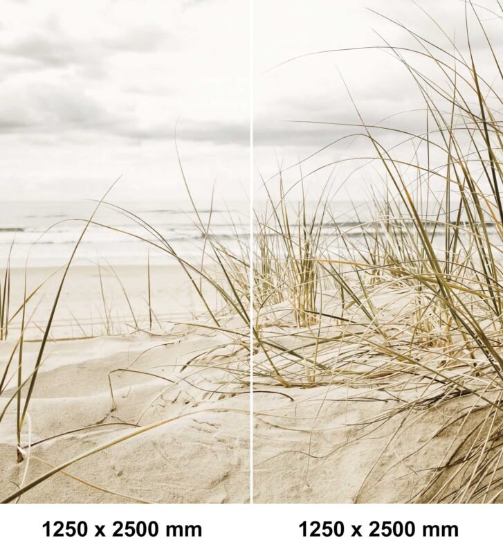 Set de esquina ducha — Vista de duna y mar