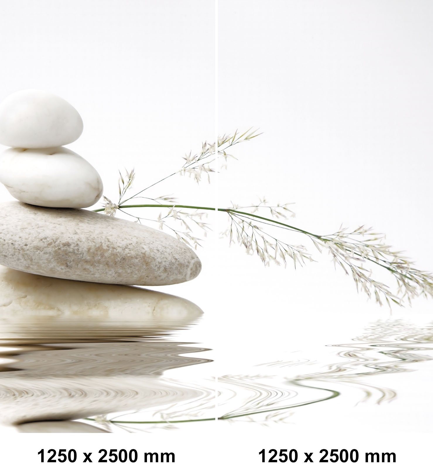 Set de esquina ducha — Piedras zen