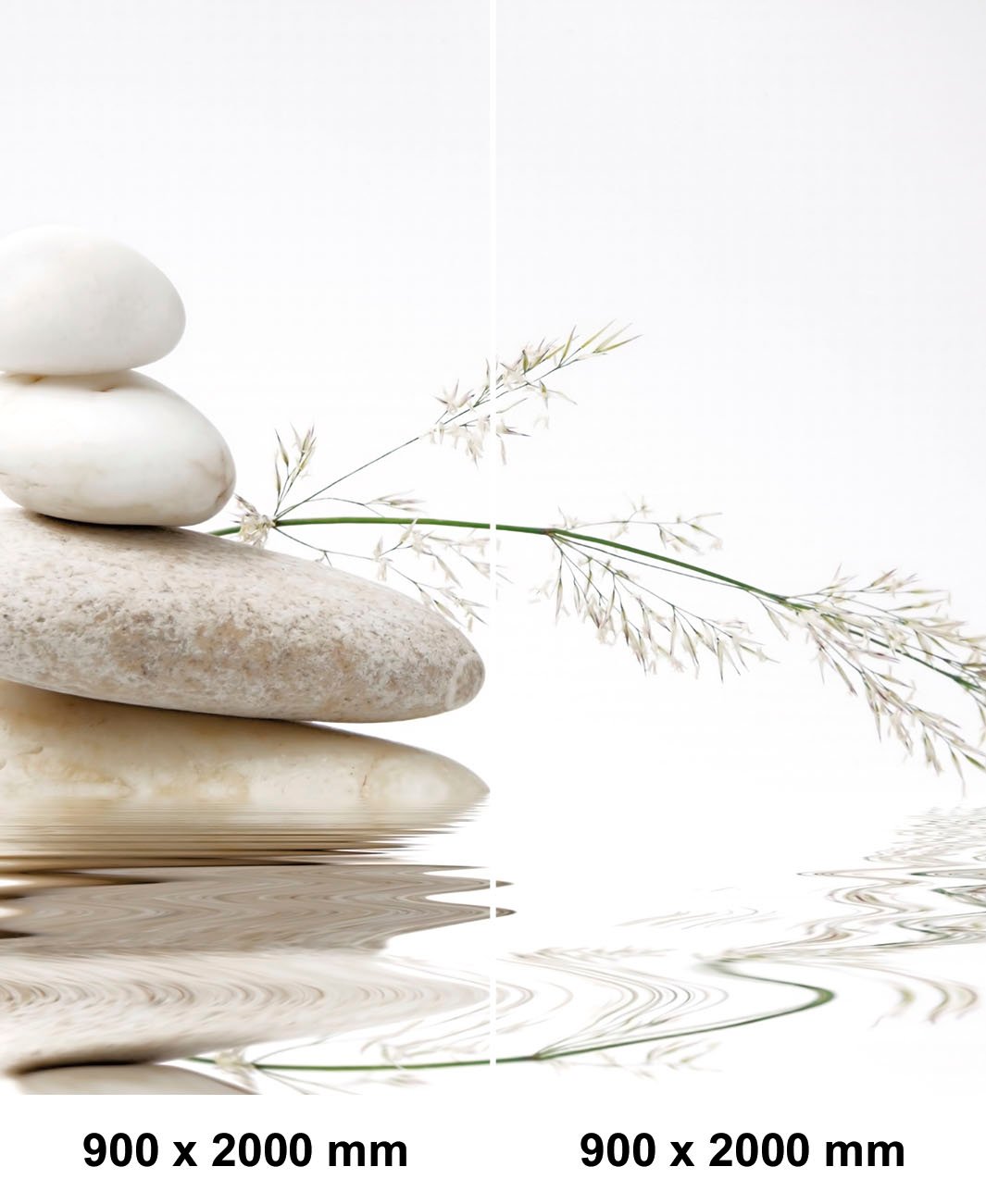 Set de esquina ducha — Piedras zen