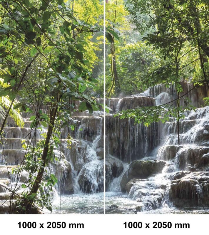 Set de esquina ducha — Cascada en el bosque