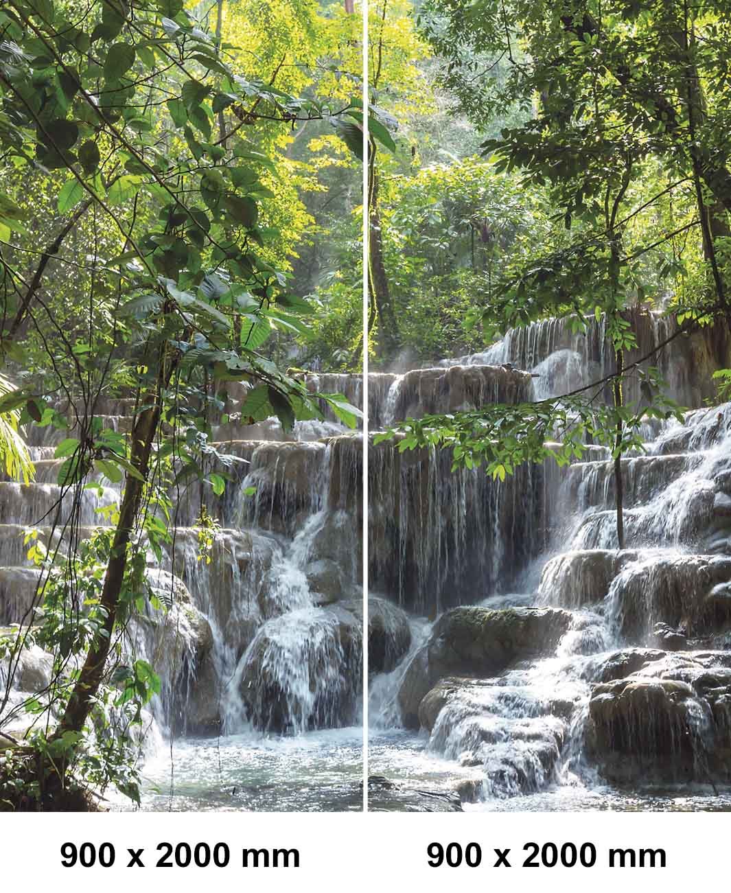 Set de esquina ducha — Cascada en el bosque