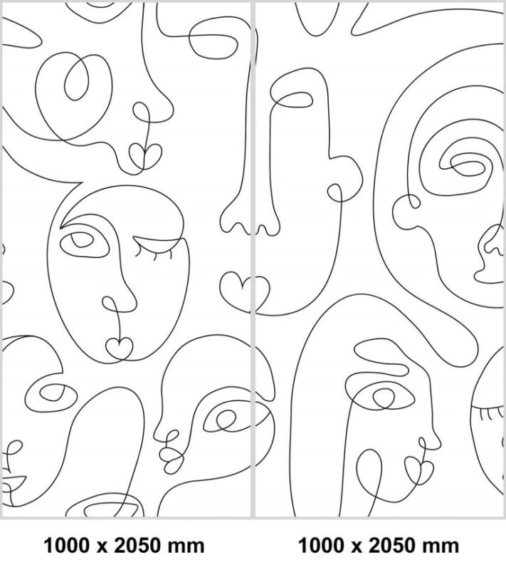 Set de esquina ducha — Line-art