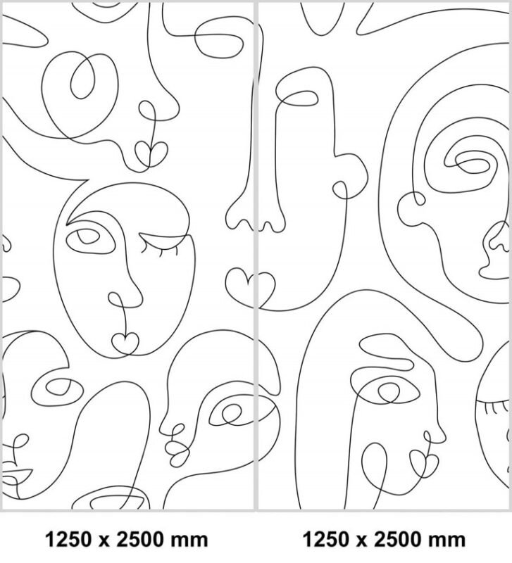 Set de esquina ducha — Line-art