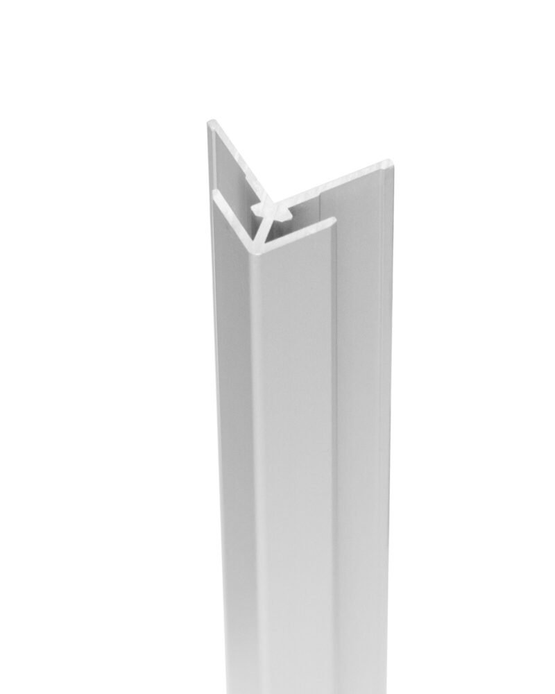 PlateART Perfil esquinero exterior de aluminio para paneles de 3mm