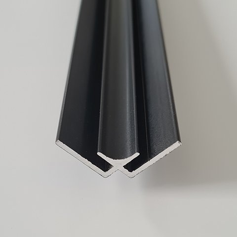 PlateART Perfil esquinero interior ancho de aluminio para paneles de 3mm (liquidación)